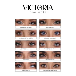 Victoria Contacts - עדשות מגע צבעוניות, יופילי