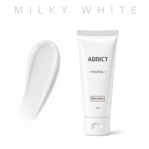 אדיקט פוליג'ל 30 גרם - Addict MILKY WHITE