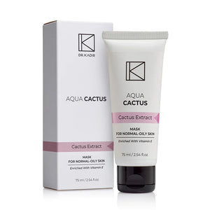 מסכת חימר Aqua Cactus לעור מעורב עד שמן 50 מ״ל | Dr Kadir – תמונת אריזת המוצר