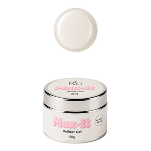 MAX-IT Builder Gel מבית RIO | ג׳ל בנייה מקצועי 50 גרם – ללא HEMA וללא TPO