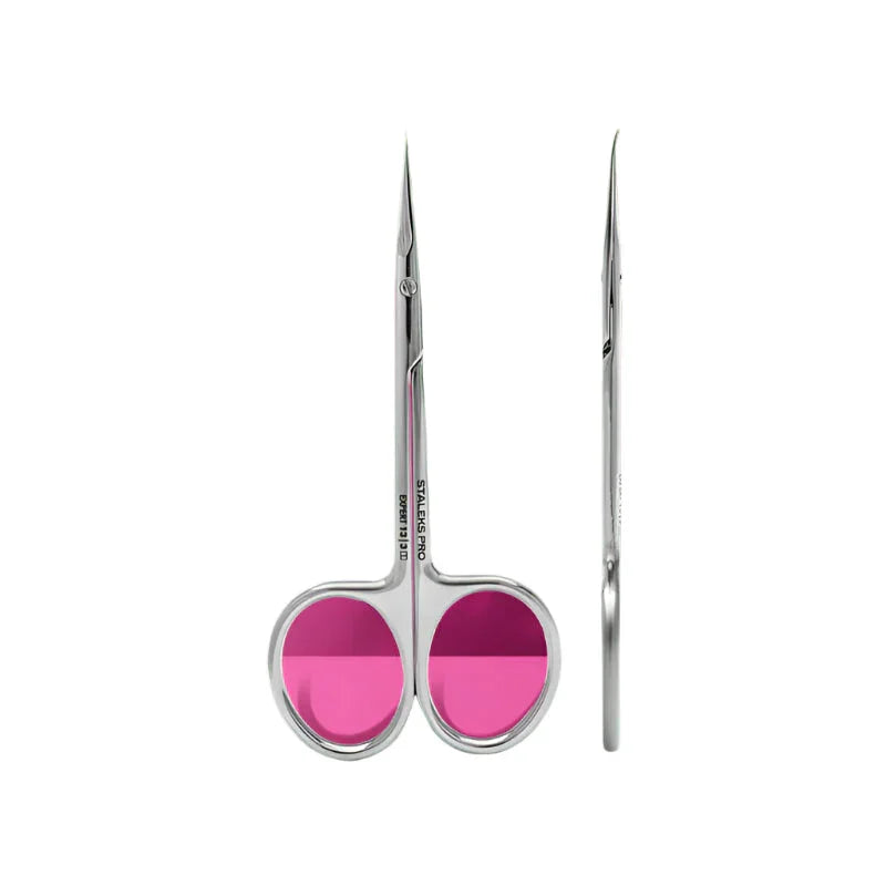Staleks Professional cuticle scissors with hook for left-handed users EXPERT 13 TYPE 3, יופילי