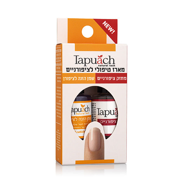 Tapuah Cosmetics Nail Treatment Package - Nail Strengthener + Nourishing Oil