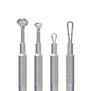 Staleks Cosmetology toolset “Clean Skin” BEAUTY & CARE 30 (Uno spoon, round tool with 19 holes and double-ended loop), יופילי