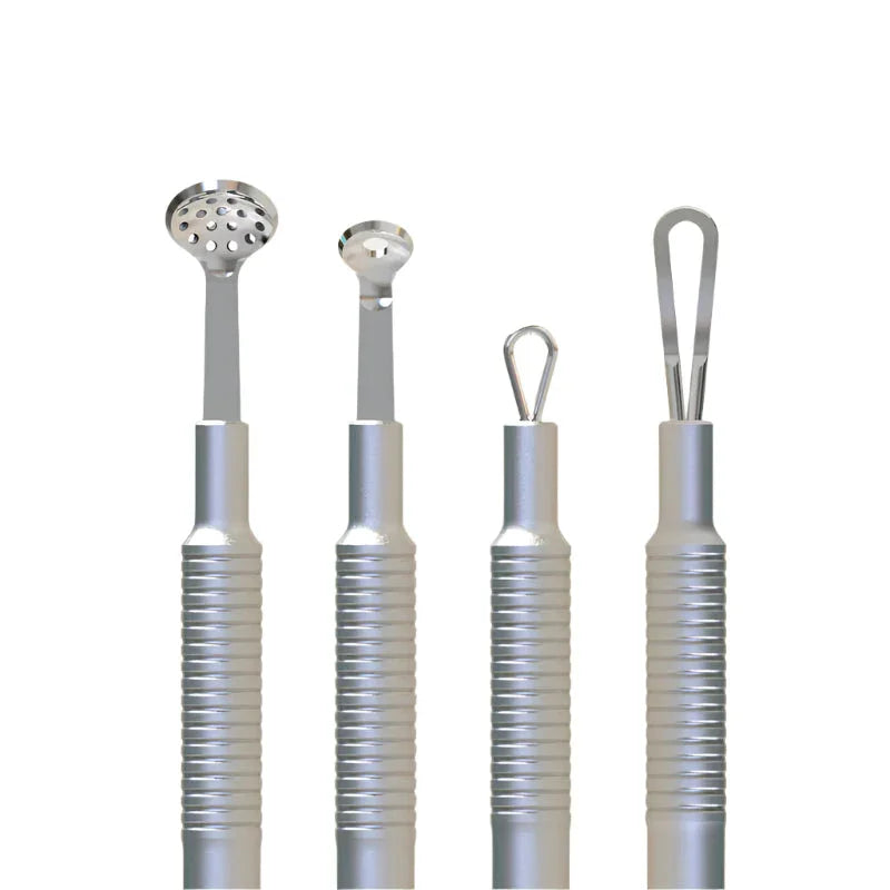 Staleks Cosmetology toolset “Clean Skin” BEAUTY & CARE 30 (Uno spoon, round tool with 19 holes and double-ended loop), יופילי