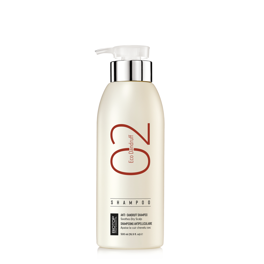 ביוטופ 02 שמפו לטיפול בקשקשים 500 מ"ל