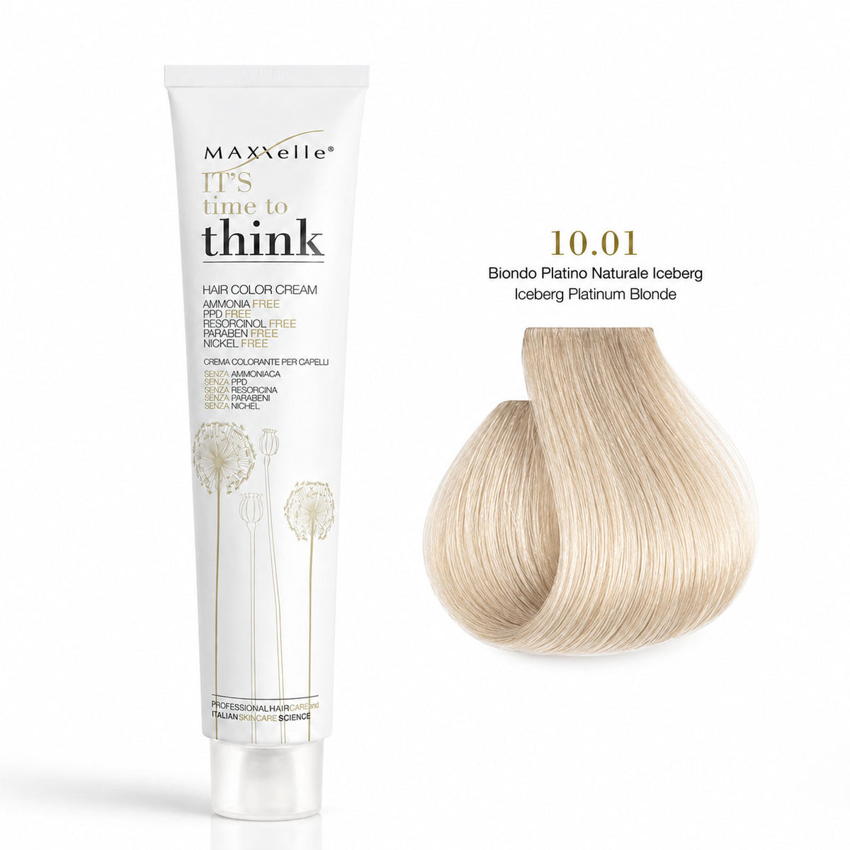 MAXXelle THINK 10.01 בלונד פלטין קר 100 מ״ל