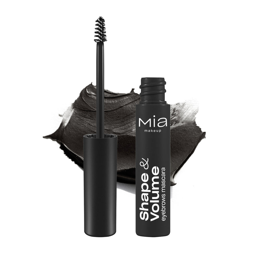 Shape & volume - eyebrow mascara 08 ebony - Mia Cosmetics