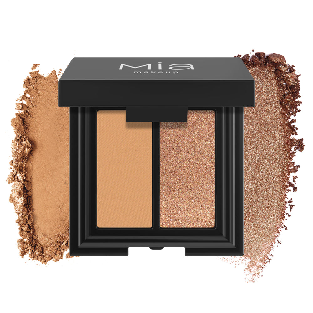 Double match eyeshadow duo 03 cleopatra & antonio - Mia Cosmetics