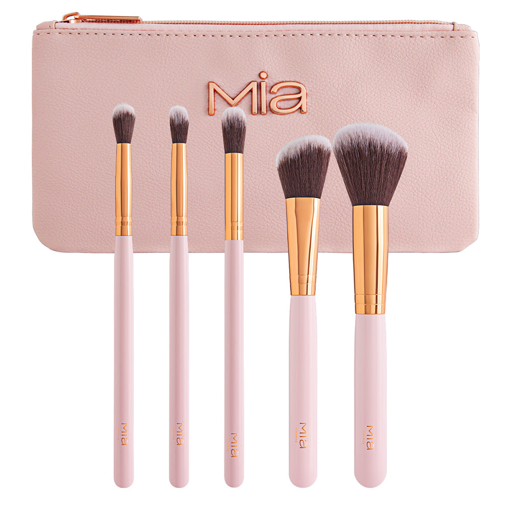 Accessoriesrose gold beginner brush set - Mia Cosmetics