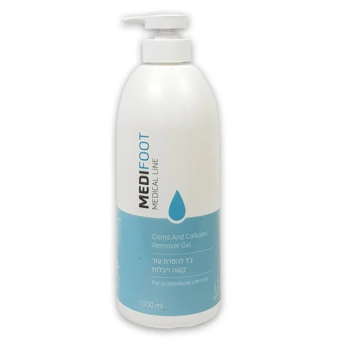 מדיפוט הסדרה המקצועית - ג'ל להסרת עור קשה ויבלות Medifoot 1000 מ"ל, יופילי