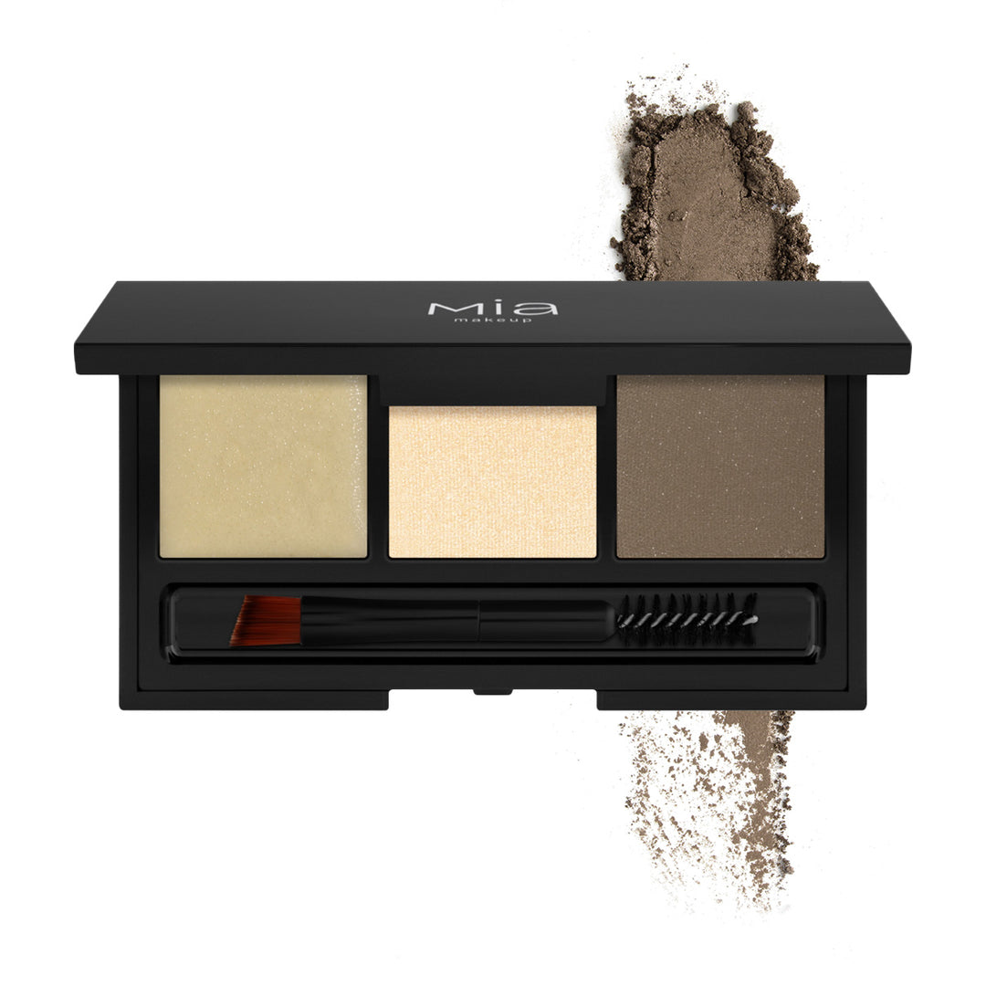 Set & define eyebrow palette taupe - Mia Cosmetics
