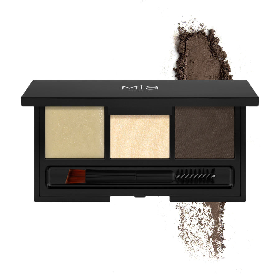 Set & define eyebrow palette brunette - Mia Cosmetics