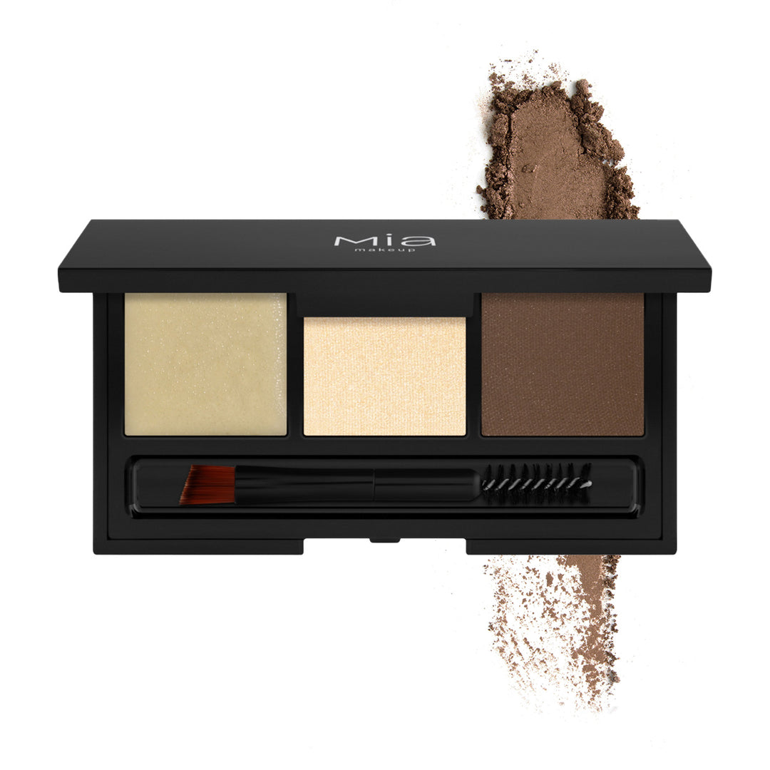 Set & define eyebrow palette noisette - Mia Cosmetics