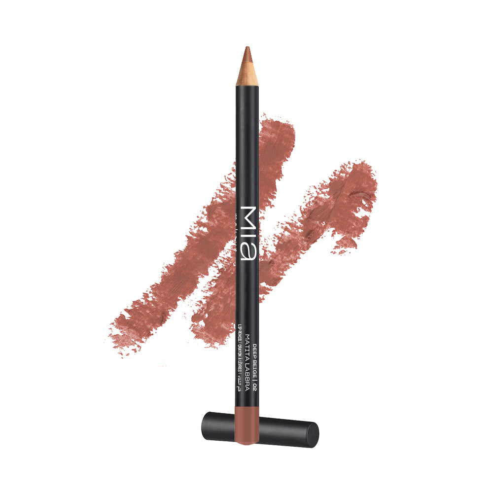 Lip pencil 02 deep beige - Mia Cosmetics