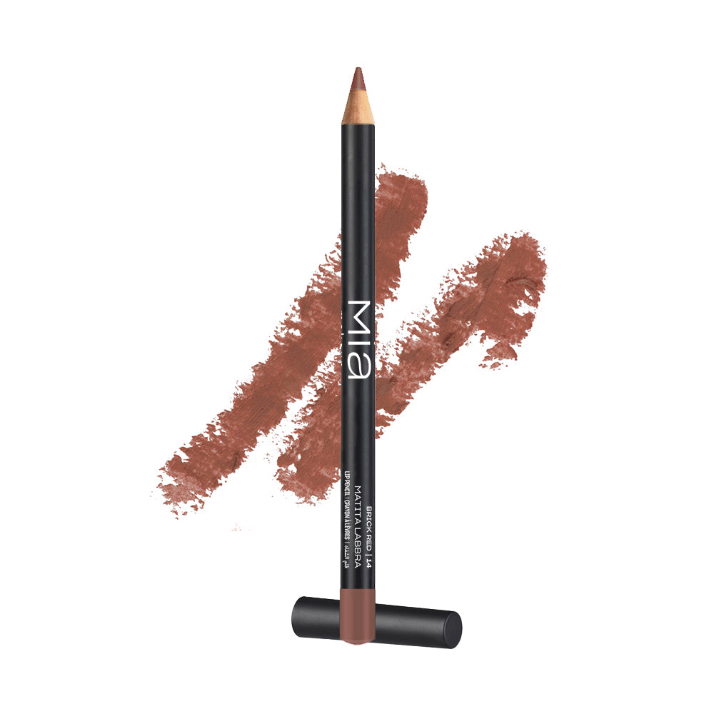 Lip pencil 14 brick red - Mia Cosmetics