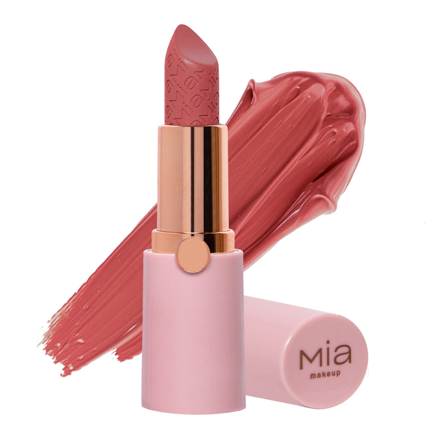 W et flow rich & shine lipstick 10 coral brave - Mia Cosmetics