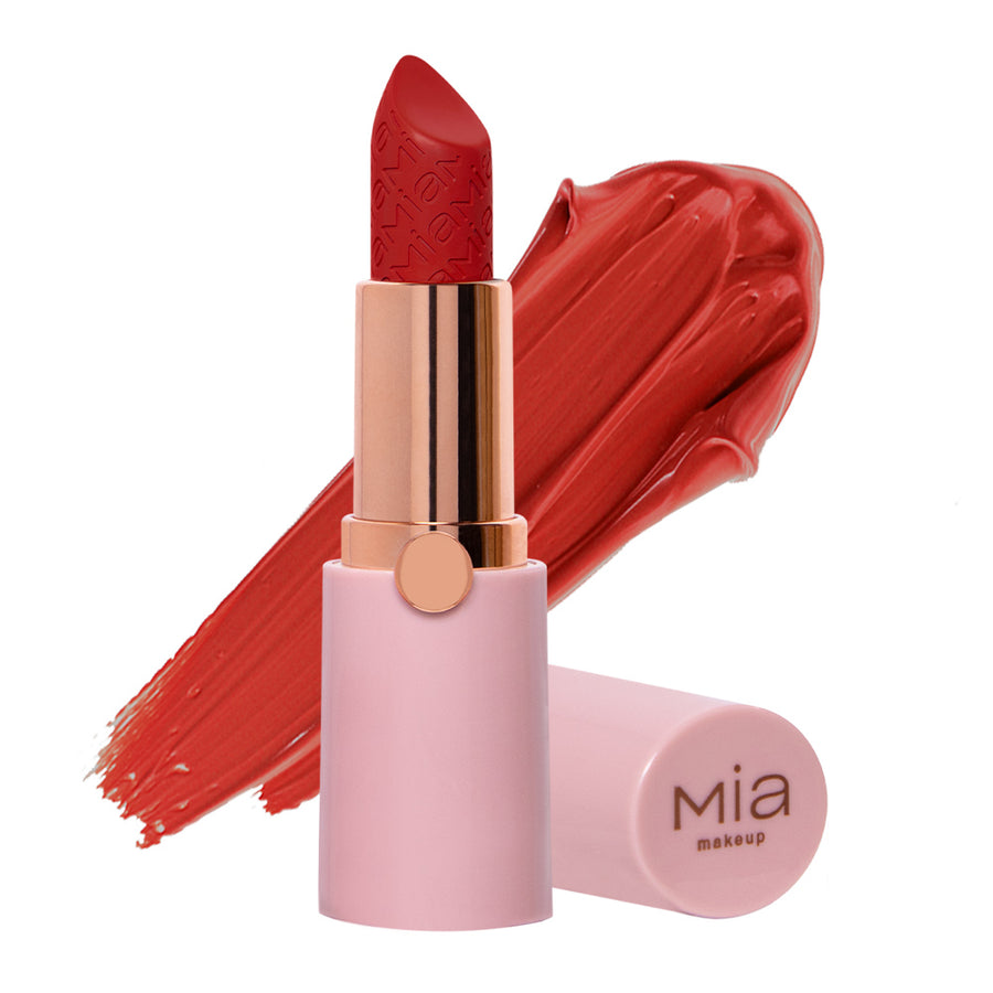 W et flow rich & shine lipstick 11 spicy red - Mia Cosmetics