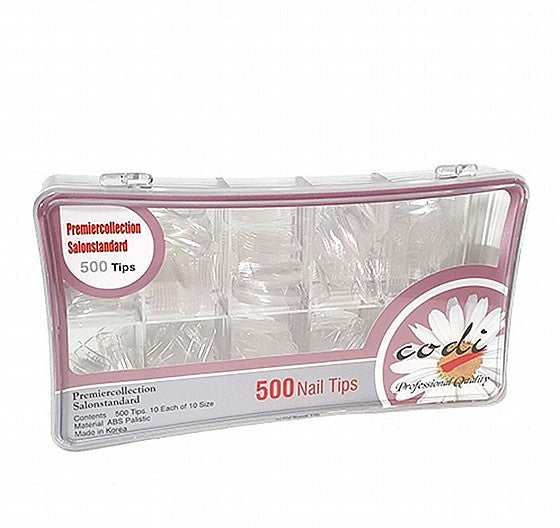 500 nails for construction in a transparent shade - straight