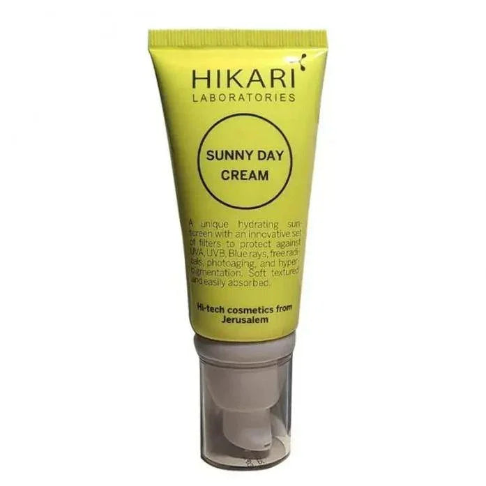היקארי קרם יום בעל מקדם הגנה SPF30 מועשר בלחות .מכיל מולקולתNR 60 מ"ל, יופילי