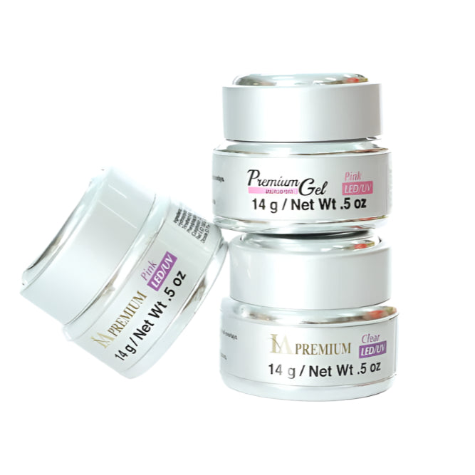 ג’ל לבניית ציפורניים שקוף- LA 14 גר’, יופילי