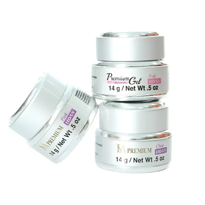 ג’ל לבניית ציפורניים שקוף- LA 14 גר’, יופילי