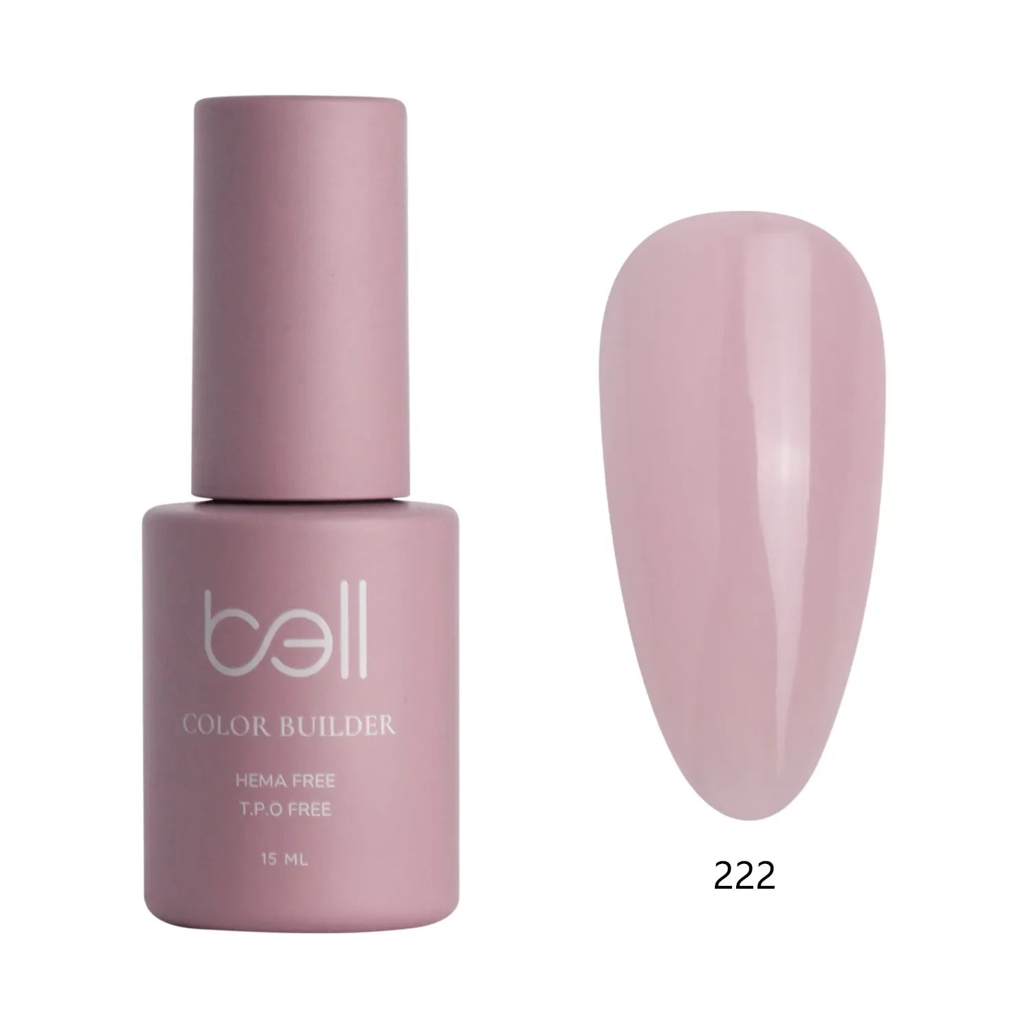בל לק ג'ל בנייה גוון 222 - Bell, יופילי