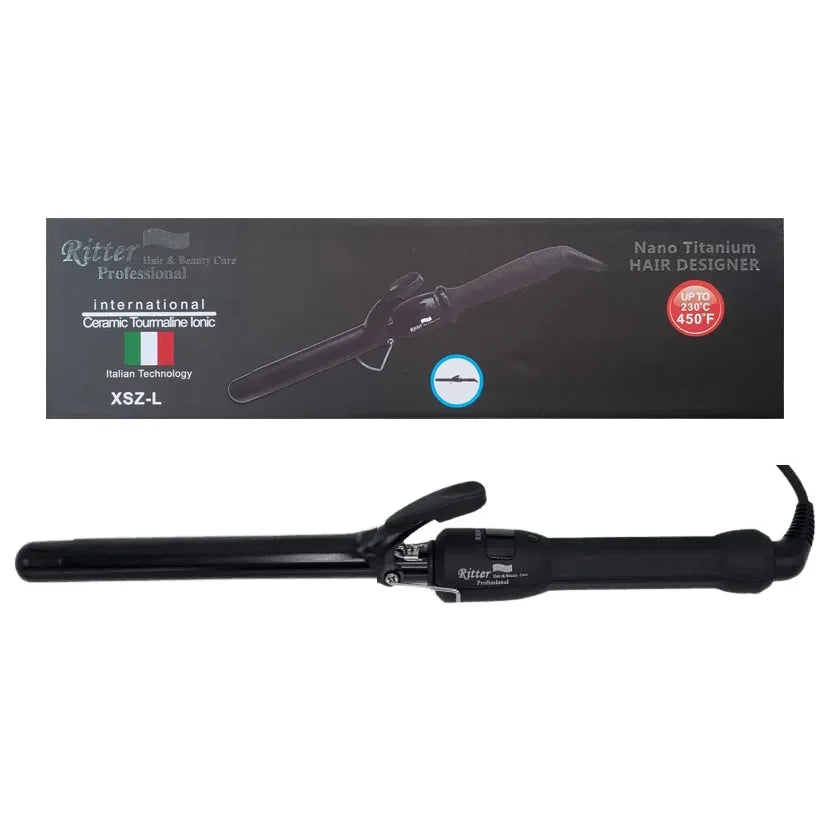 מסלסל שיער ננו טיטניום מקצועי RITTER ריטר, יופילי