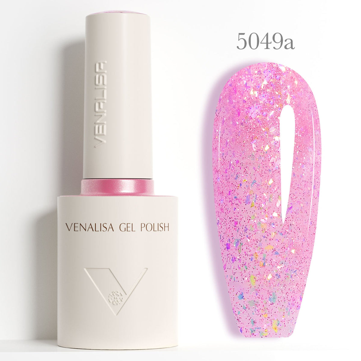לק ג׳ל נצנצים 5049a מסדרת V3, 10 מ״ל | Venalisa