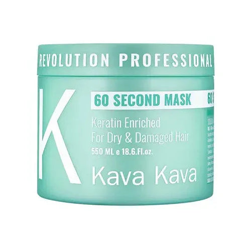 מסכת שיער 60 שניות 550 מ״ל | Kava Kava – תמונת אריזת המוצר