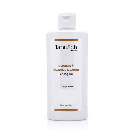 Tapuah Cosmetics Peeling Gel Acids - Glycolic, Salicylic and Lactic 250 ml