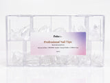 Capsules transparentes Short Almond 504 pcs | Buba Nail System