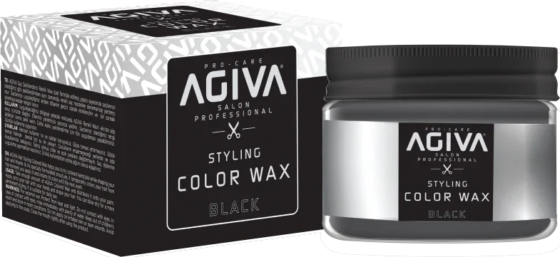 אגיבה ווקס צובע זמני בצבע שחור 120 מ"ל - Agiva, יופילי