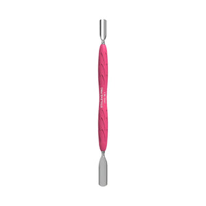 Staleks Manicure pusher Gummy with silicone handle UNIQ 10 TYPE 1 (rounded wide and rounded narrow pusher), יופילי