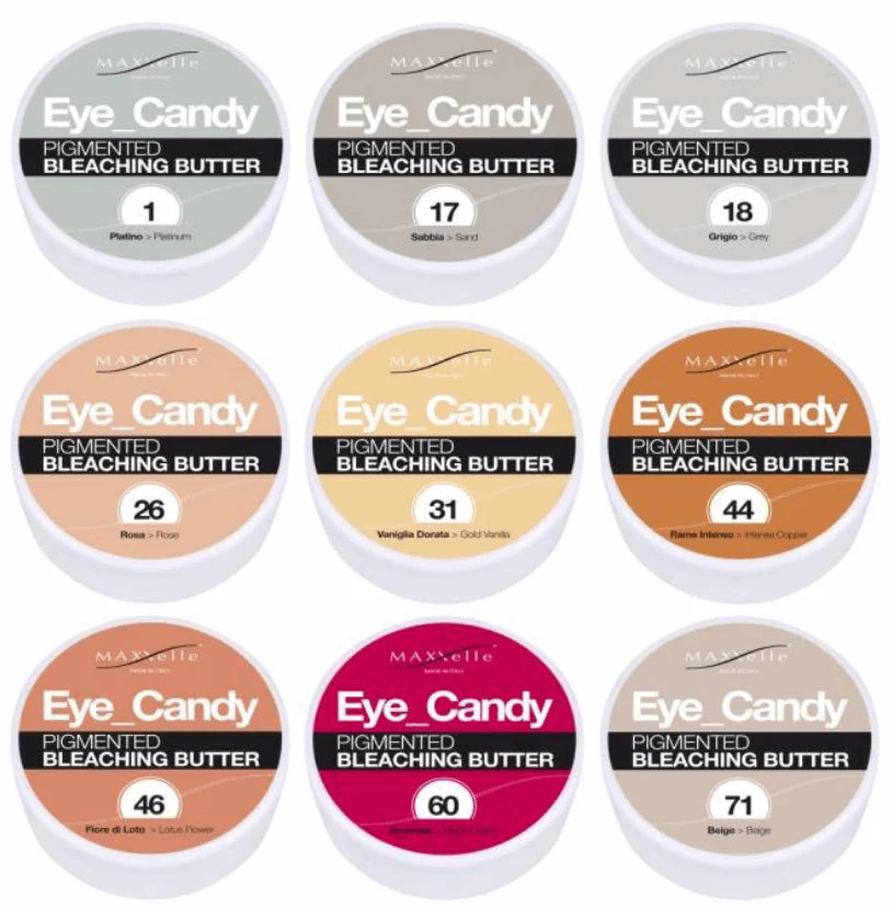 Maxxelle Eye Candy Pigmented Bleaching Butter | חמאת הבהרה פיגמנטית | 9 גוונים