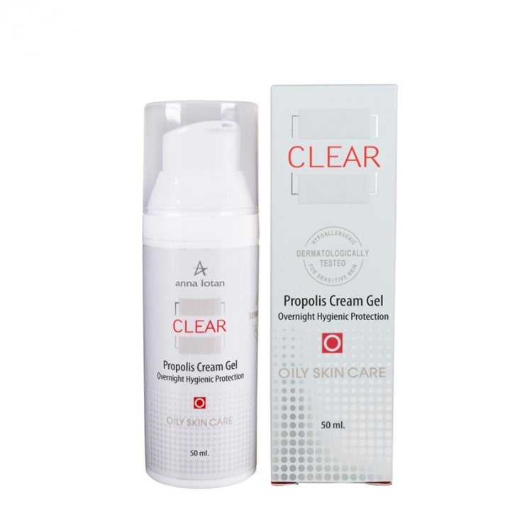 Ночной гигиенический защитный крем Anna Lotan Propolis Clear Gel 50 мл