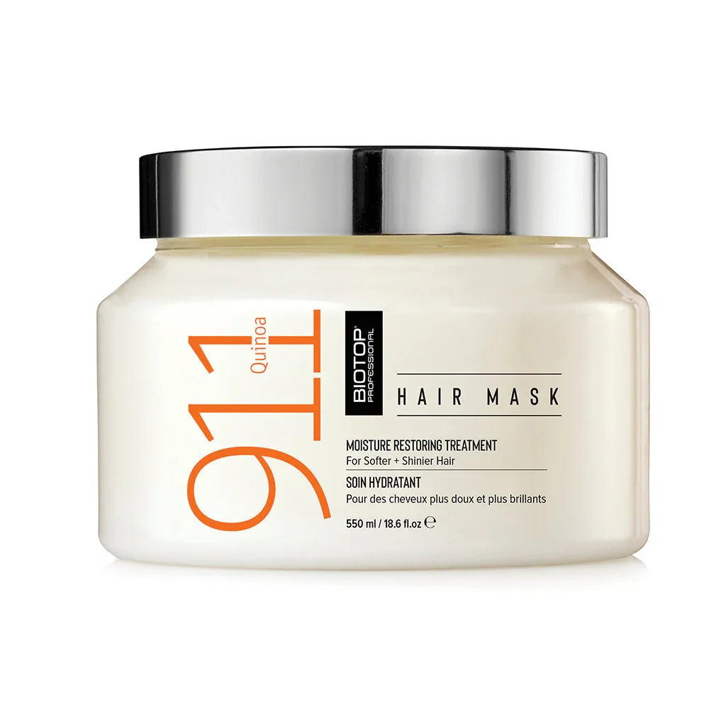 ביוטופ 911 מסכת שיער קינואה 550 מ"ל, יופילי