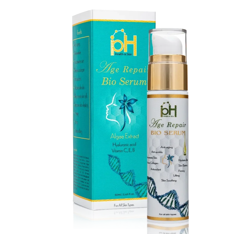 ביו סרום: מתקן ומשפר סימני הזדקנות בפנים 50 מ"ל - pH Protein Lab, יופילי