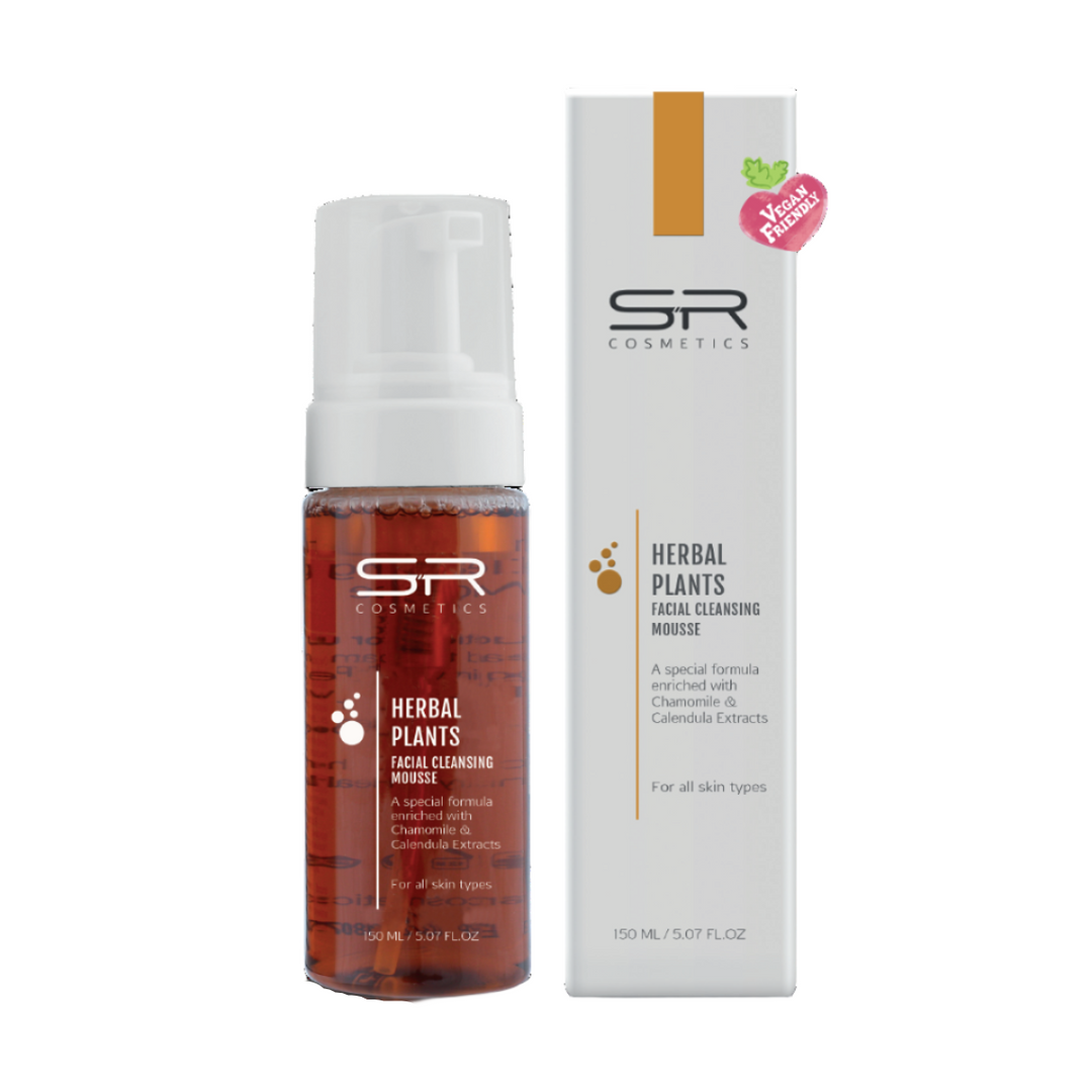 SR Cosmetics Herbal Plants Очищающий мусс 150 мл 5 унций