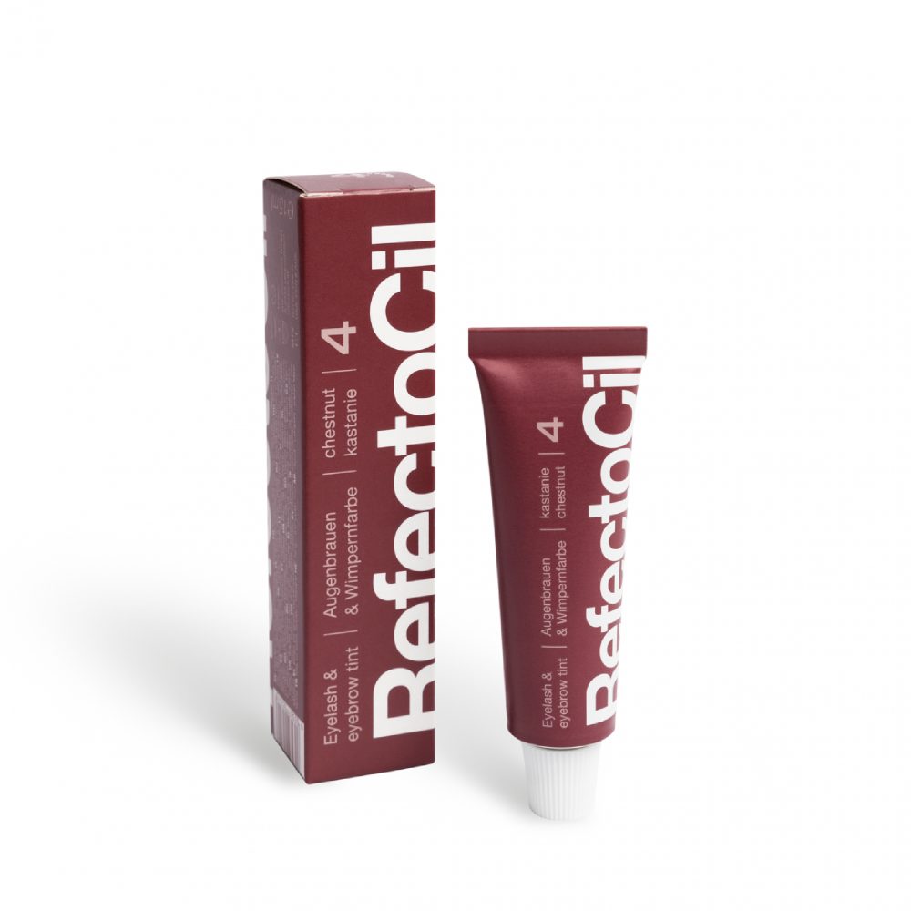 Refectosil Chestnut Color (4 No) for Eyebrow and Eyelash Design 15 ml