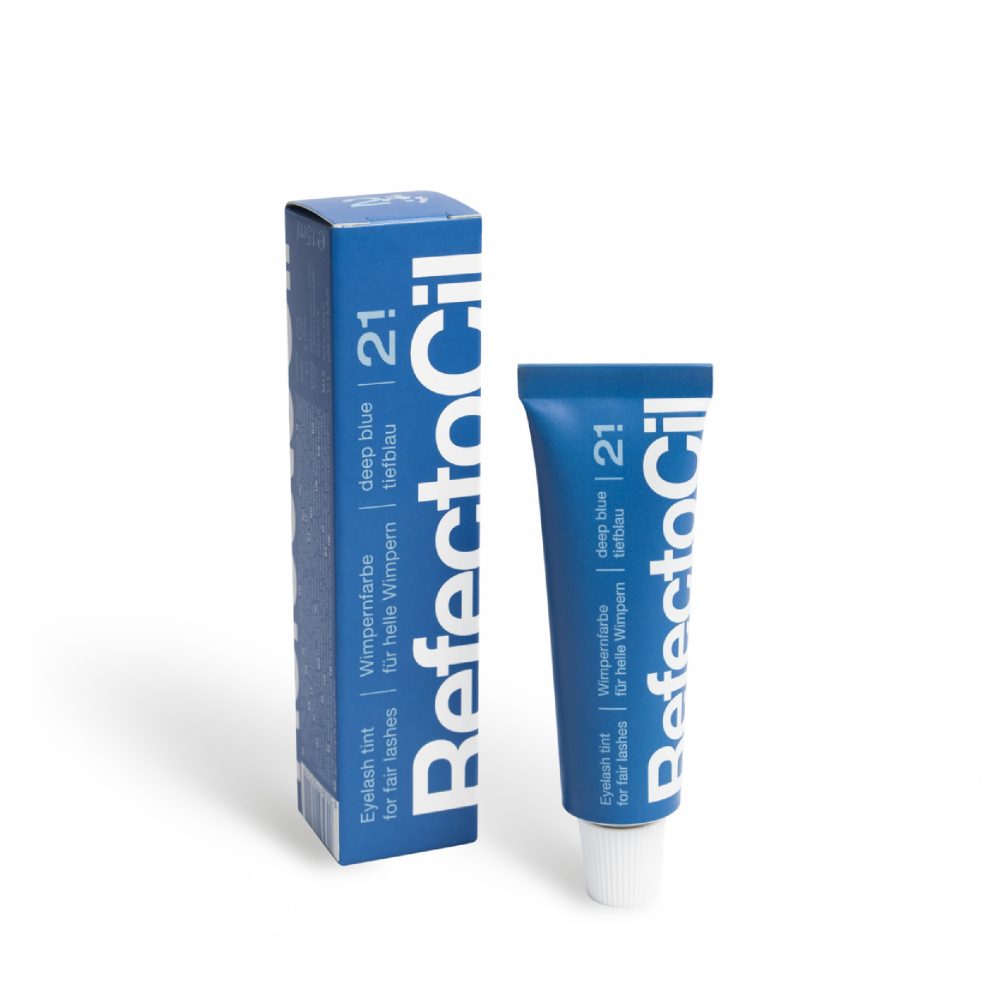 Refractosil Deep Blue Color (2.1 No) for Eyebrow and Eyelash Design 15 ml