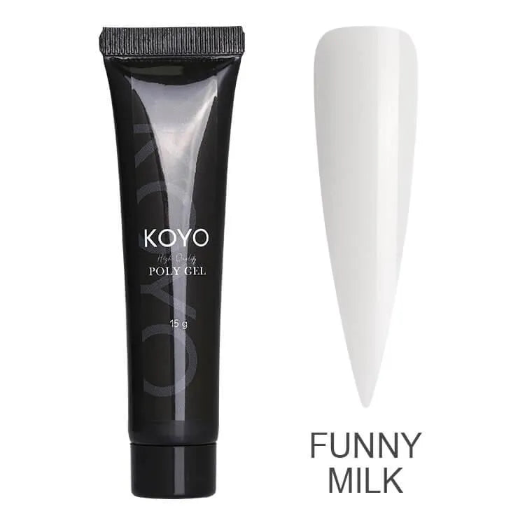 קויו - KOYO פוליג'ל 15 מ"ל - Funny Milk, יופילי