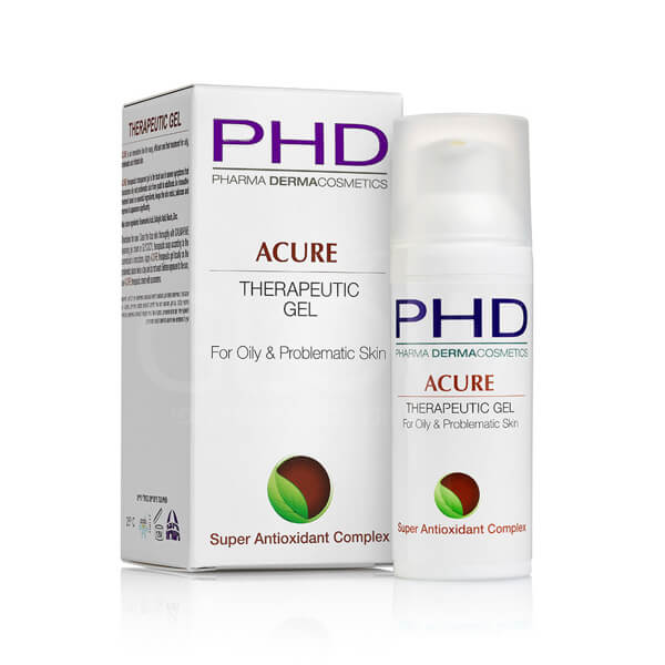 ג׳ל טיפולי Acure לעור שמן ובעייתי 50 מ״ל PHD