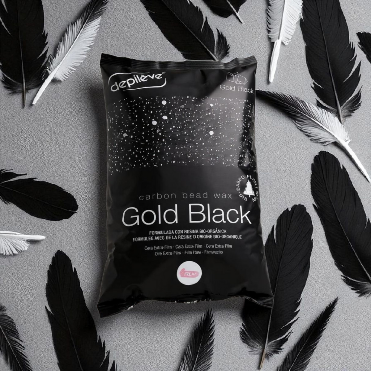 שעוות פתיתים שחורה Gold Black ‏1000 גרם | Depileve