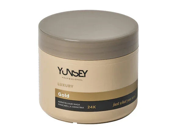 Yunsey - מסכת קראטין24K לשיער יבש ופגום 500 מ"ל - יונסאי, יופילי