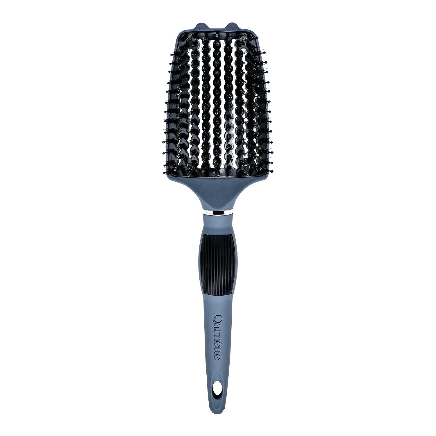 מברשת כף קרמית להתרת קשרים LILY BRUSH עם שיער - QARNETTE, יופילי