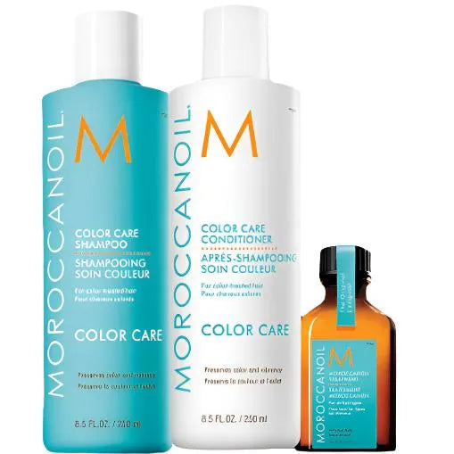 מרוקן אויל Moroccanoil ערכת אביב לשיער צבוע (שמן טיפולי במתנה), יופילי