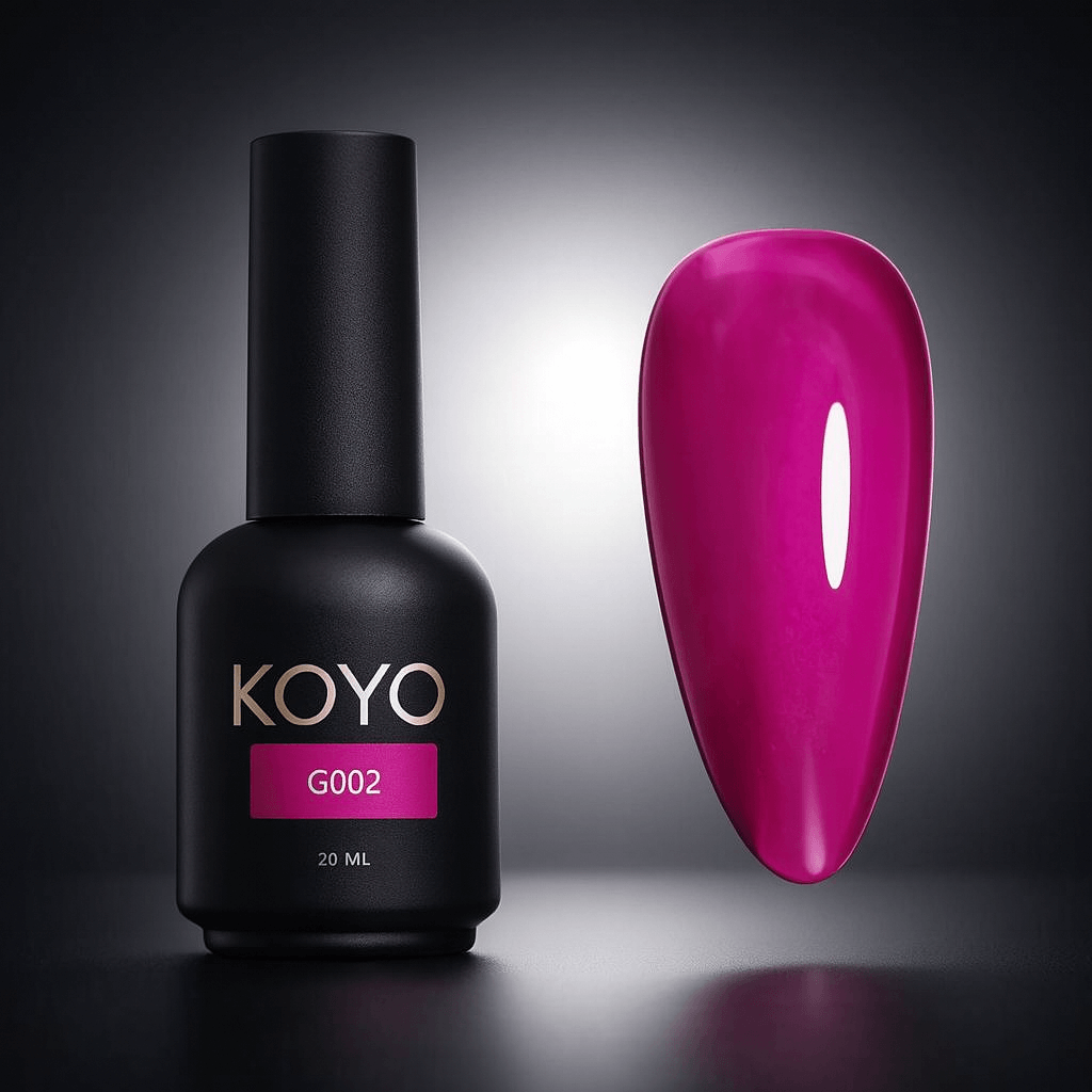 לק ג׳ל ויטראז׳ גוון G002, 20 מ״ל | KOYO