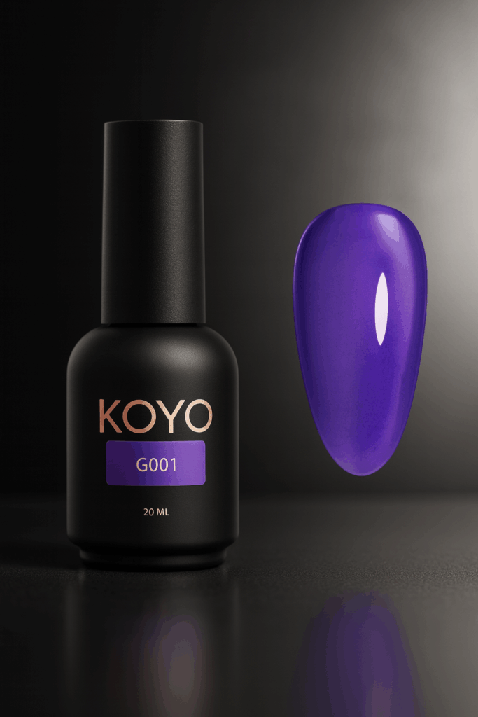 לק ג׳ל ויטראז׳ גוון G001, 20 מ״ל | KOYO