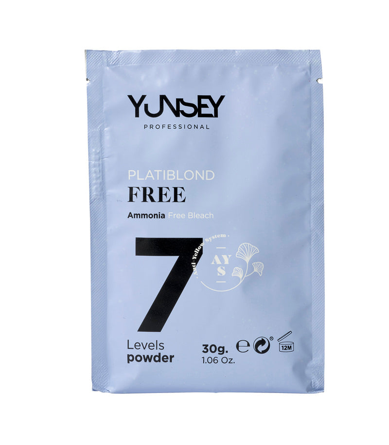 Yunsey - אבקת הבהרה לשיער ללא אמוניה 30 גרם - יונסאי