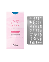 לוח הטבעה לציפורניים Buba 05 – דוגמאות Botanical Stamping